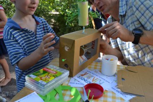 Spielomatenbauer am Werk